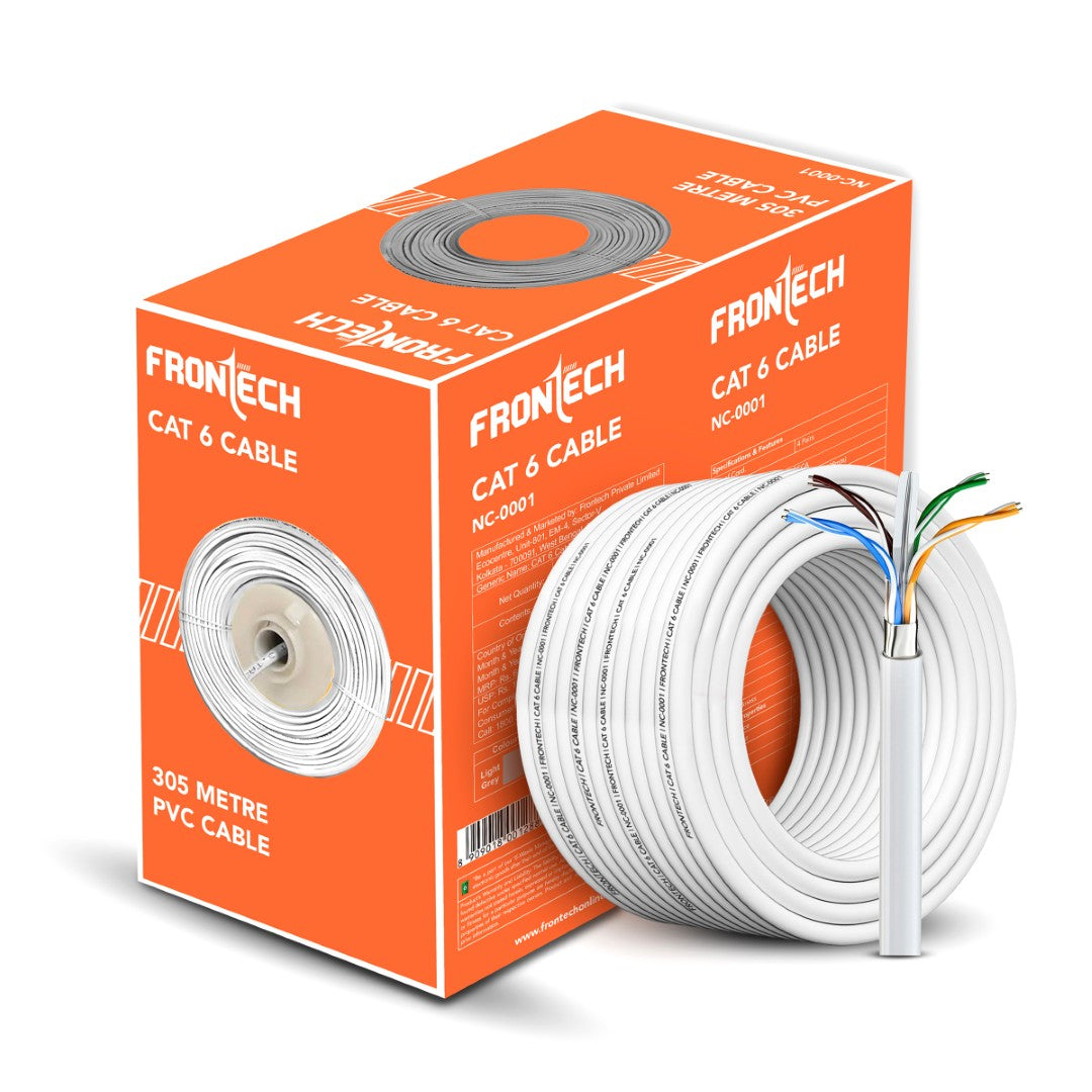 Frontech Cat6 Ethernet Cable/LAN Cable/Network Cable (NC-0001) Frontech Cat6 Ethernet Cable/LAN Cable/Network Cable (NC-0001)
